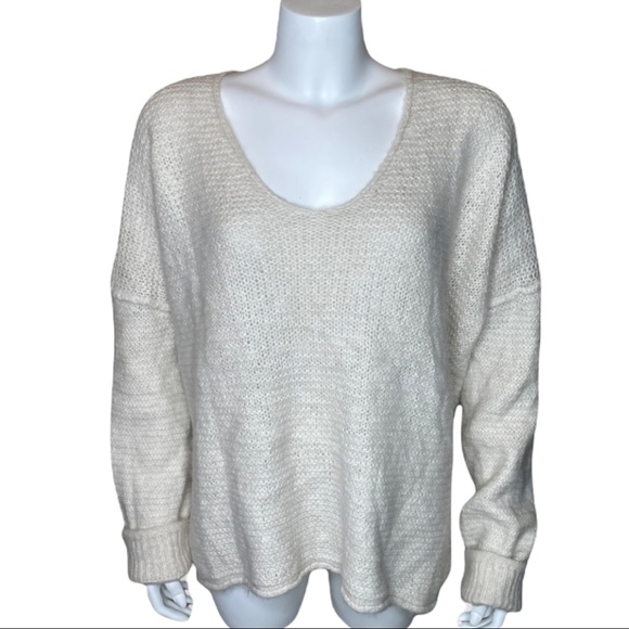 Free People Sweaters - Free People All Mine Alpaca Wool Pullover Sweater V-neck L